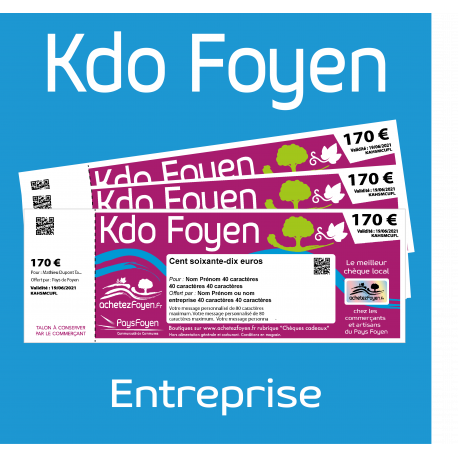 Le Kdo Foyen : le chèque cadeau pour les entreprises